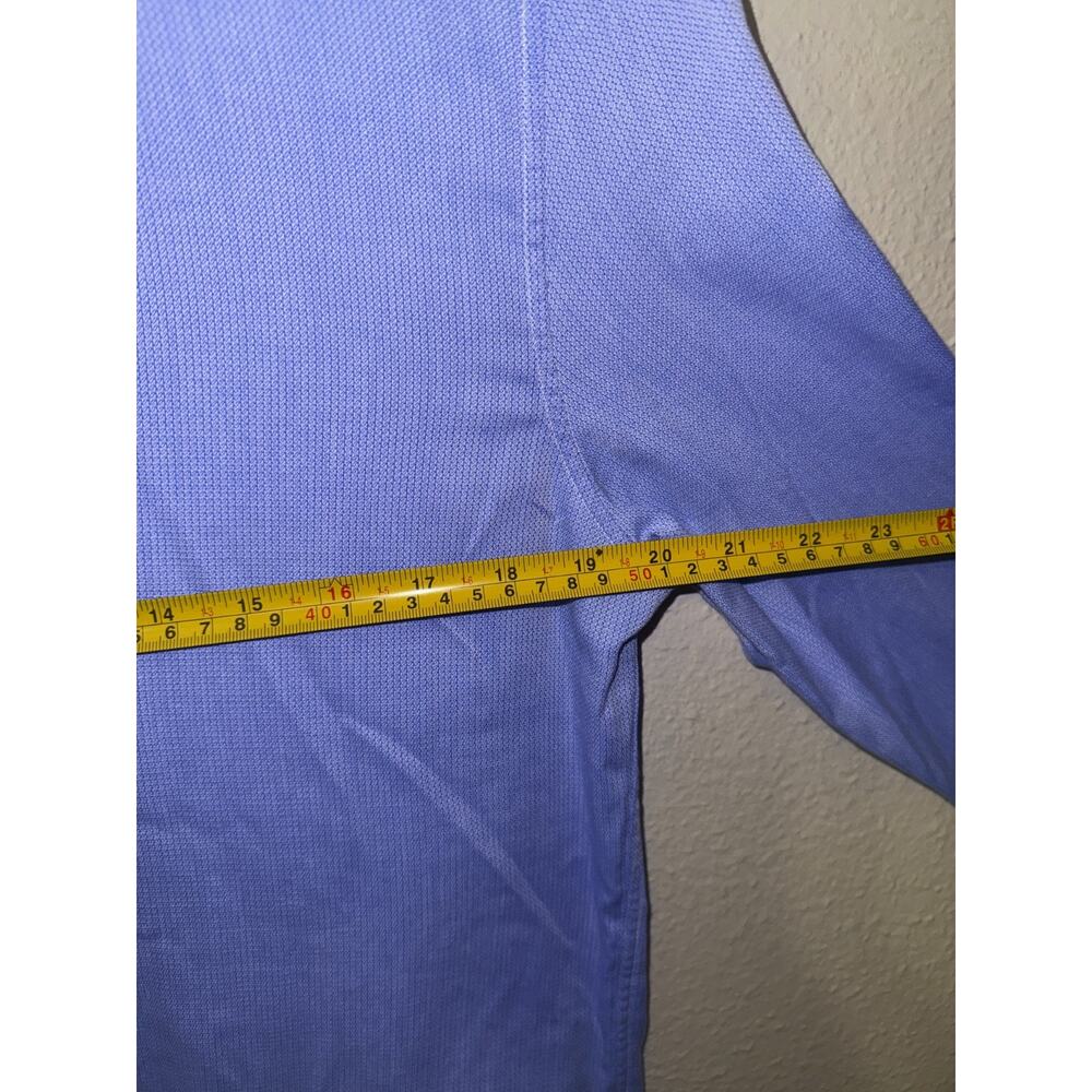 Gianni Versace Collection Trend Men’s Size-M Blue Textured Dress Shirt - Picture 6 of 8